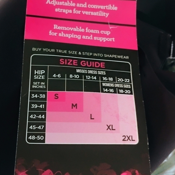 Maidenform Womens Shaping Smoothing  Black  Sculpting Shapewear Size XXL NWT - Picture 3 of 6